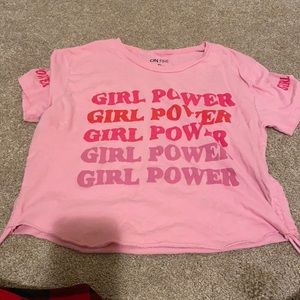 Girl power graphic t